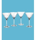 Stylish Set of 4 Contemporary Glasses