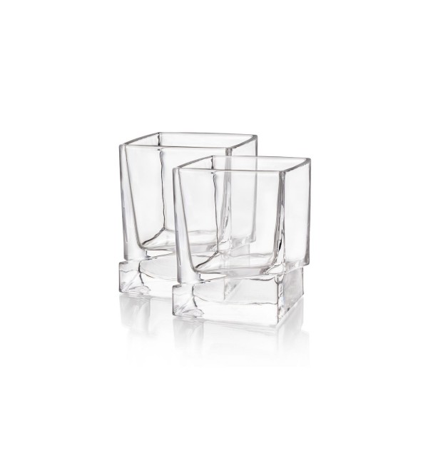 Square Glasses, Set of 4