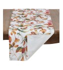 Fall Leaves Design Runner In Soft Tones