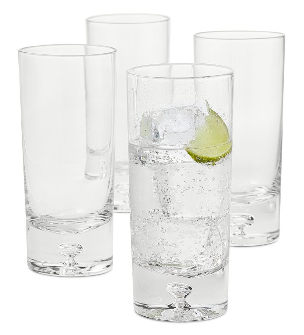 Bubble Highball Glasses, Set of 4