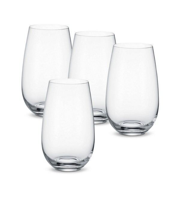 Entrée Water Tumbler or Cocktail Glass, Set of 4