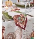 Holiday Bordered Fall Napkins, Set of 8