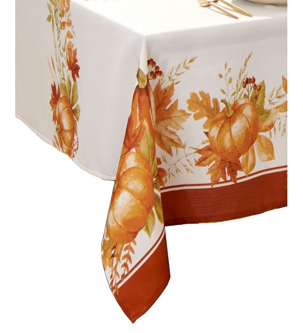 Autumn Pumpkin Grove Fall Rectangle Tablecloth 60