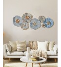 Distressed Flower Metal Wall Art