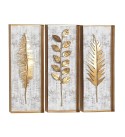 Contemporary Floral Wall Decor, Set of 3