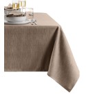 Solid Texture Water and Stain Resistant Tablecloth, 60