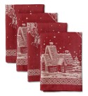 Engineered Jacquard Napkins, Set of 4