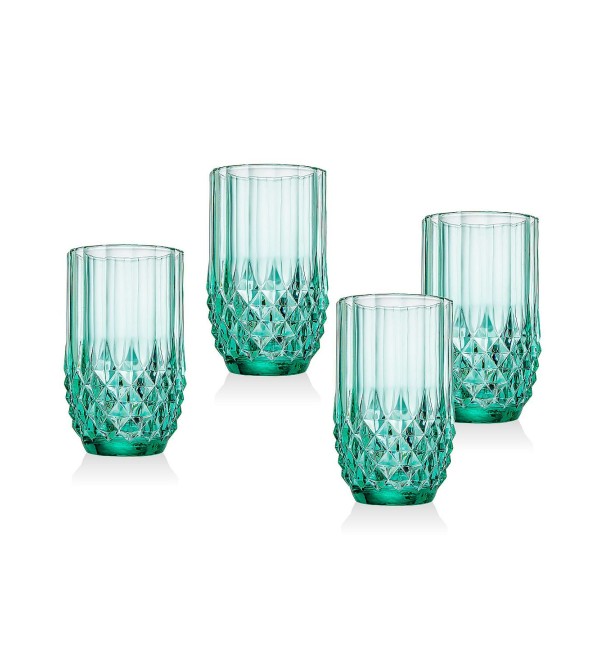 Sleek Set of 4 Highball Glasses