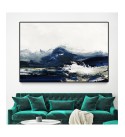 Water Oversized Framed Canvas, 60