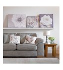 Grey Bloom Canvas Print